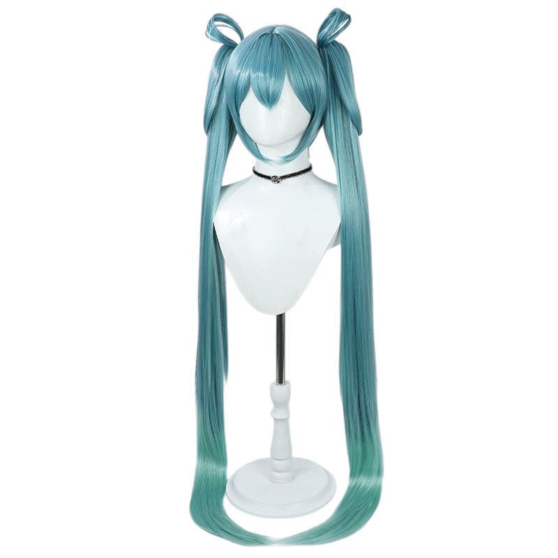 Project SEKAI Hatsune Miku Gradient Cosplay Wig - Blue-Pink Long Ponytail