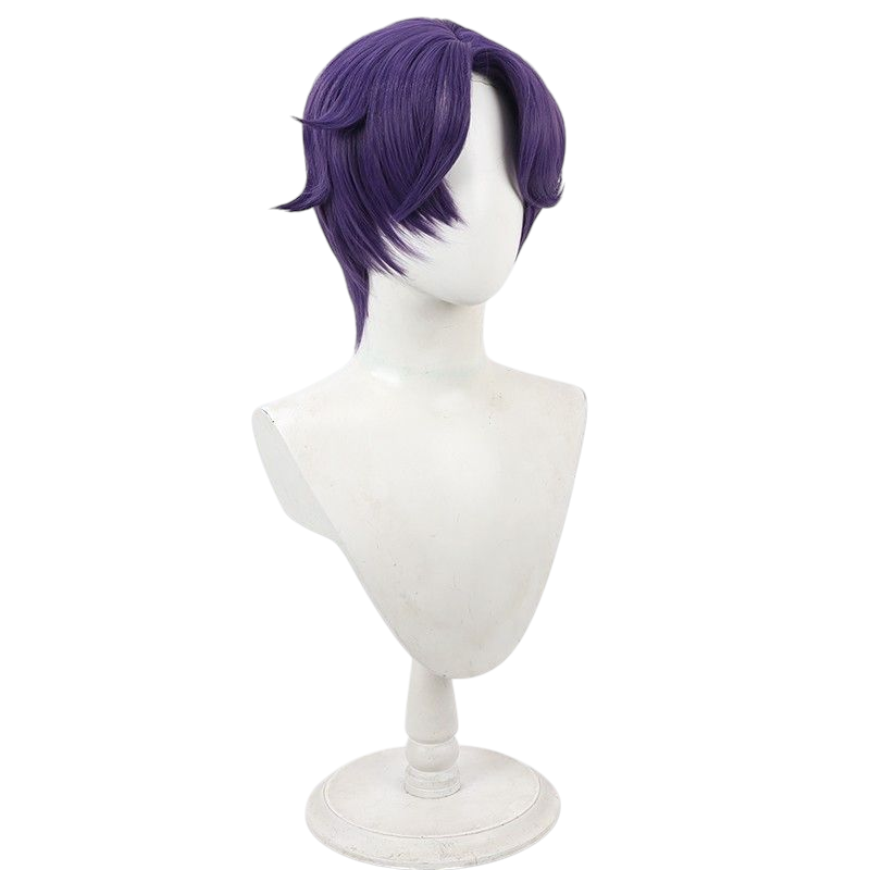 Project SEKAI Asahina Mafuyu Cosplay Wig - Short purple Scalp for Leo/need