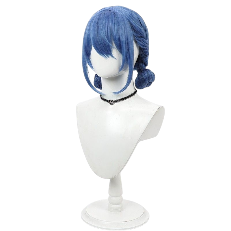Project SEKAI Asahina Mafuyu MZK Limited Skin Cosplay Wig - Short Blue