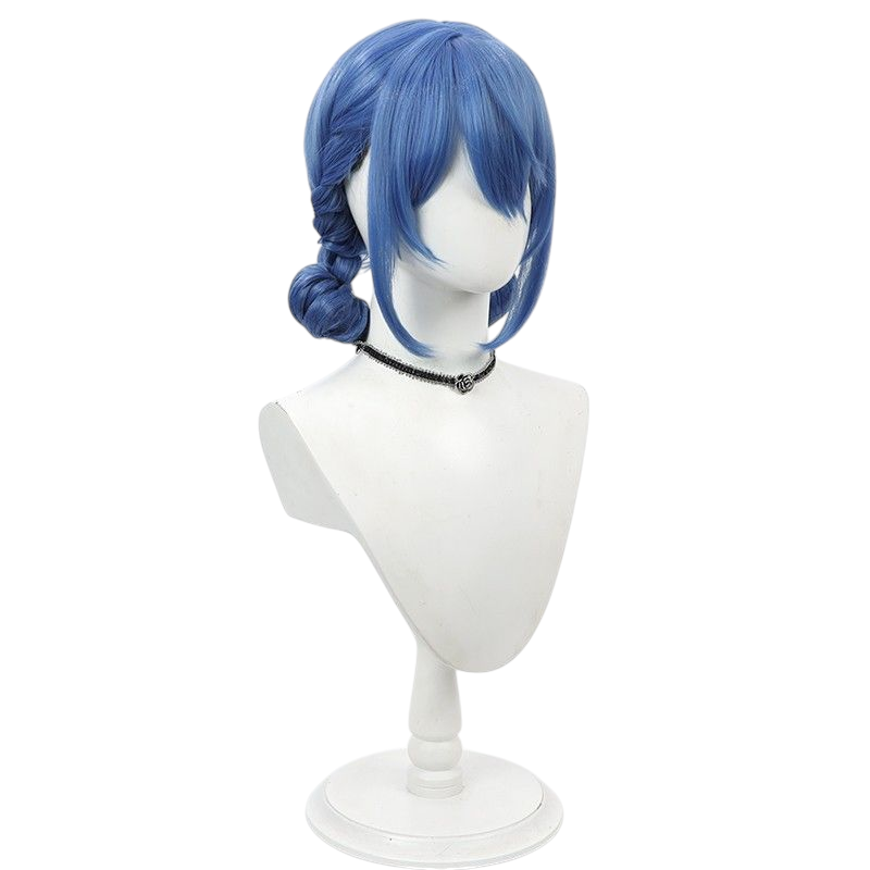 Project SEKAI Asahina Mafuyu MZK Limited Skin Cosplay Wig - Short Blue