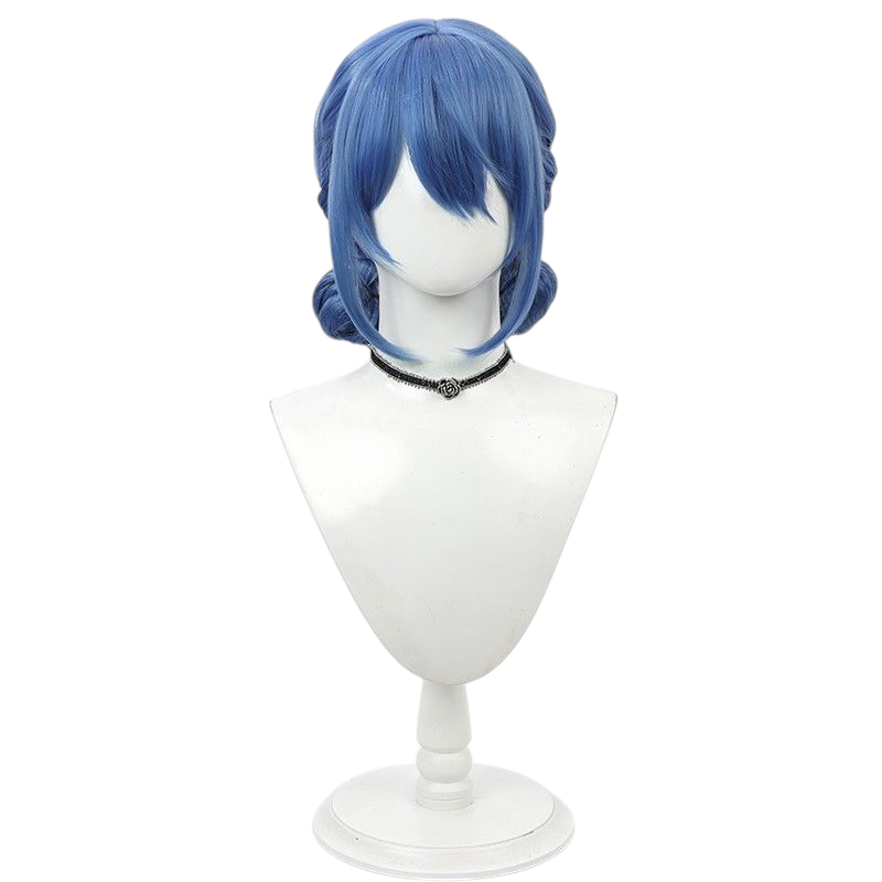 Project SEKAI Asahina Mafuyu MZK Limited Skin Cosplay Wig - Short Blue