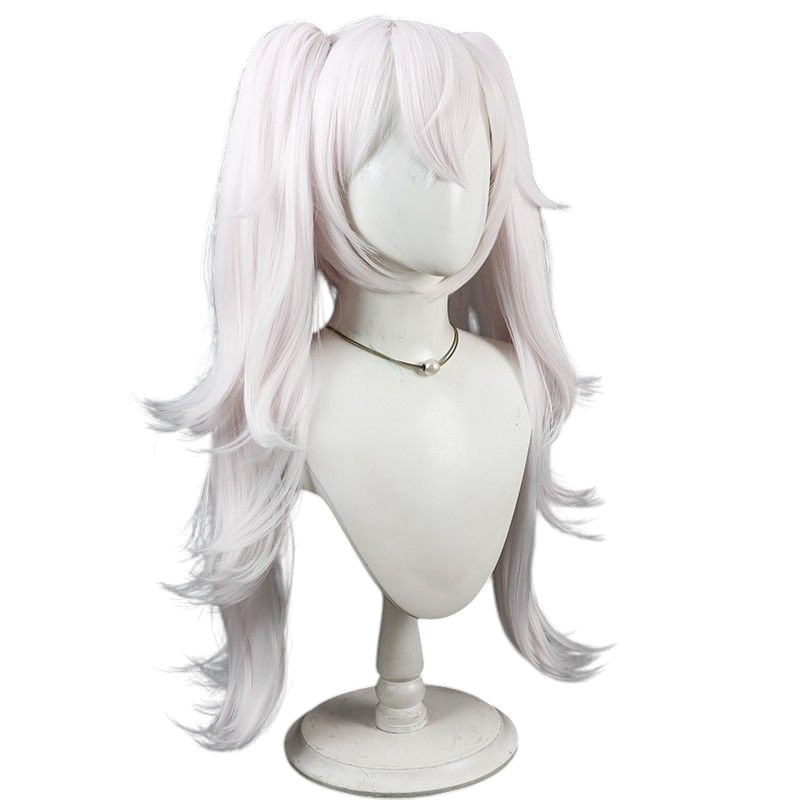 Azur Lane Laffey Cosplay Wig - Pale Pink Split Flipped Twin Tails