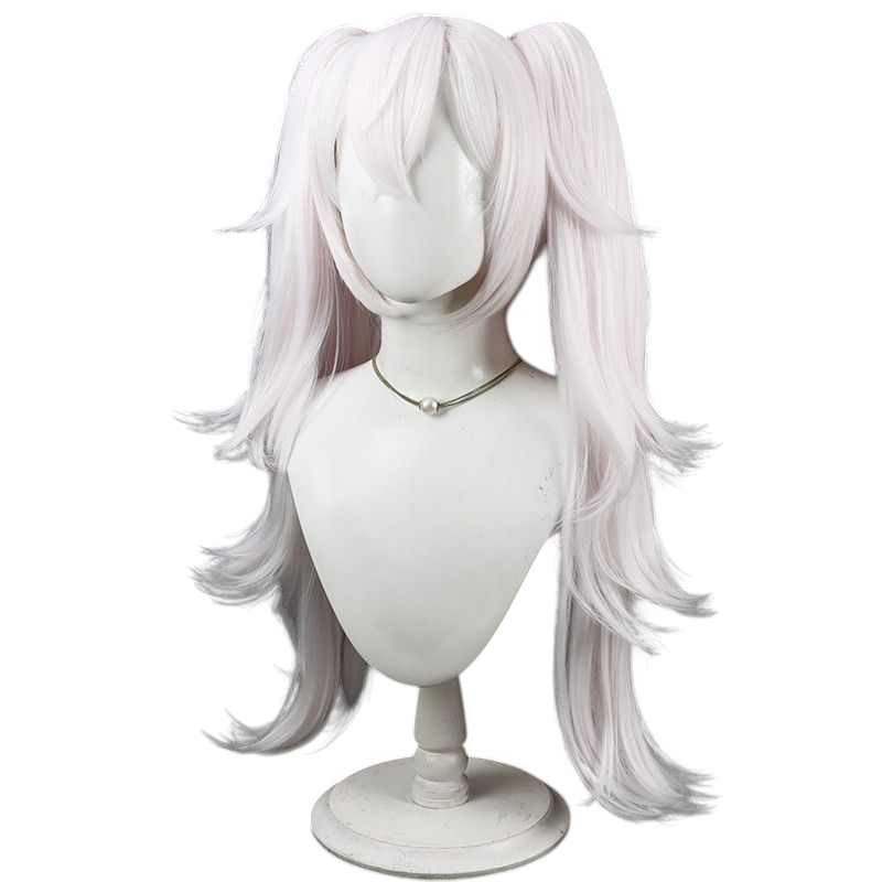 Azur Lane Laffey Cosplay Wig - Pale Pink Split Flipped Twin Tails