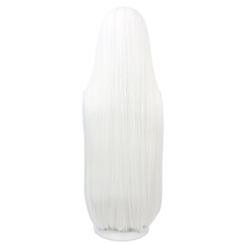 Azur Lane Enterprise Cosplay Wig - Pure White 90cm Long Hair for Battleship