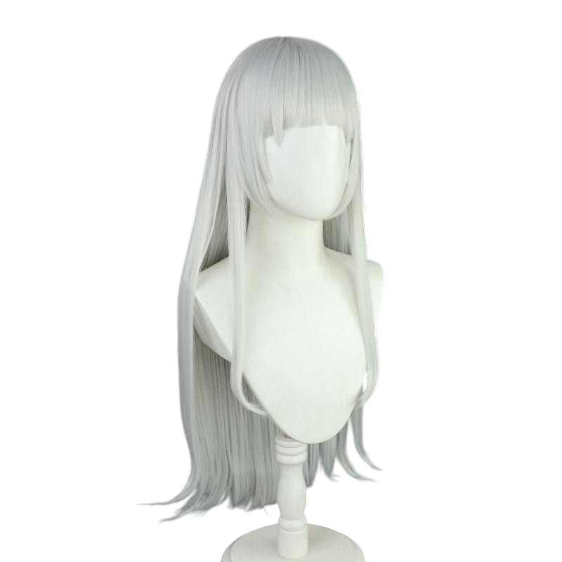 Azur Lane Hololive Collab Shion Cosplay Wig - Gray VTuber Style