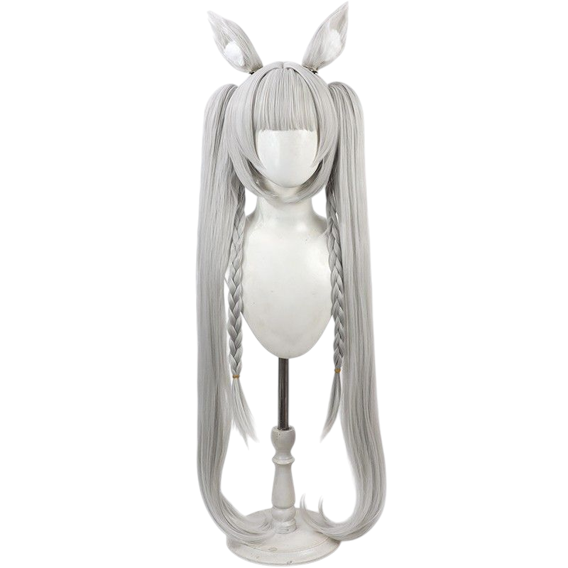 Azur Lane Asanagi SR Cosplay Wig - Silver Twin Tails for New Ship
