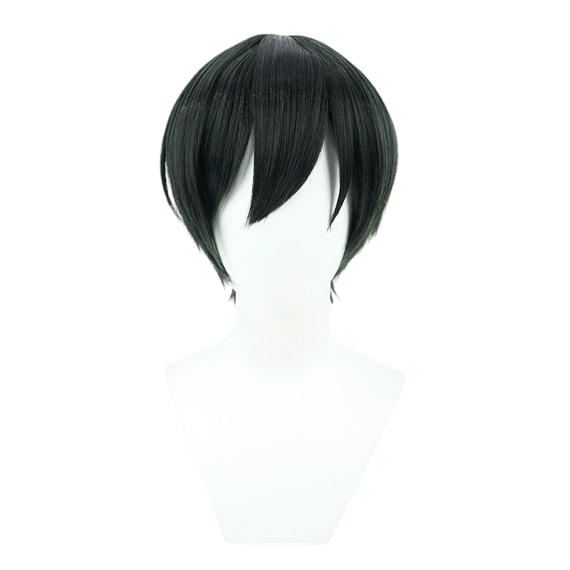 Blue Lock Rin Itoshi Cosplay Wig - Untrimmed Mixed Fiber Scalp for Prodigy