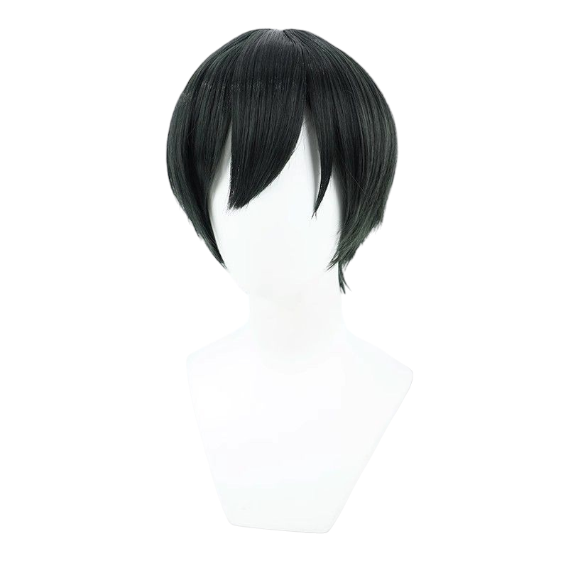 Blue Lock Rin Itoshi Cosplay Wig - Untrimmed Mixed Fiber Scalp for Prodigy