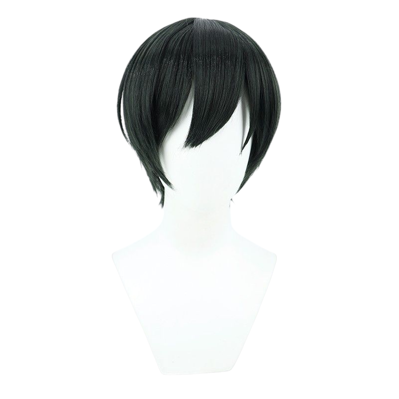 Blue Lock Rin Itoshi Cosplay Wig - Untrimmed Mixed Fiber Scalp for Prodigy