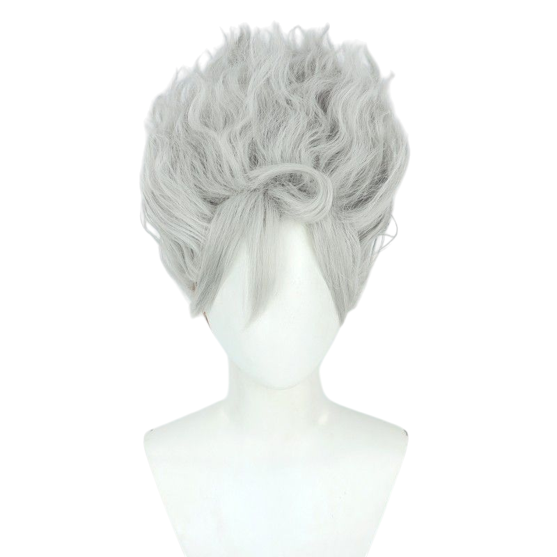 One Piece Gear 5 Luffy Nika Cosplay Wig - Sun God Pink Afro for Straw Hat