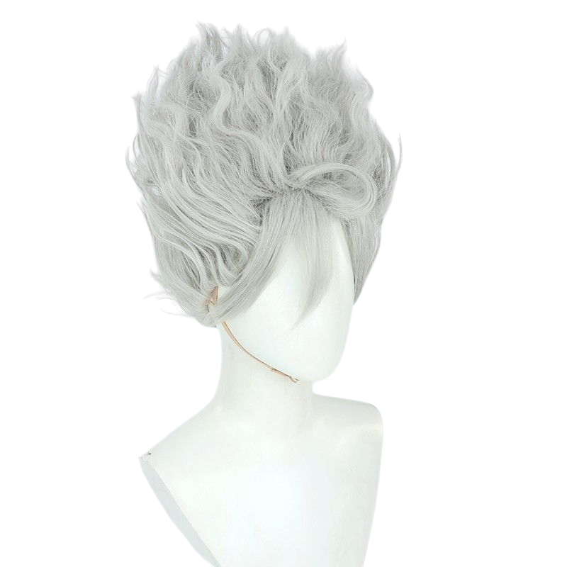 One Piece Gear 5 Luffy Nika Cosplay Wig - Sun God Pink Afro for Straw Hat