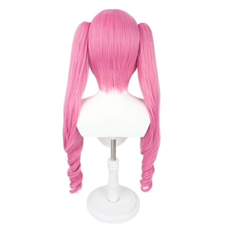 One Piece Perona Cosplay Wig - Pink Bob with Silicone Scalp for Ghost Princess