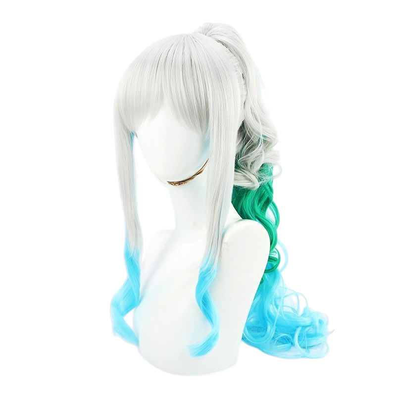 One Piece Yamato Cosplay Wig - Multicolor Gradient for Kaido's Daughter