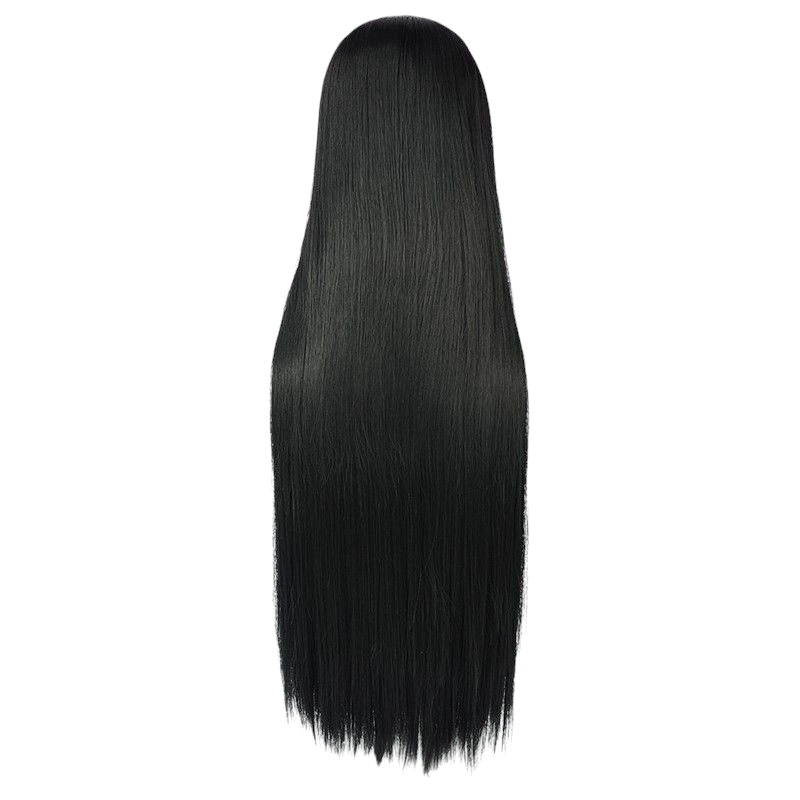 One Piece Boa Hancock Cosplay Wig - Black Silicone Scalp for Pirate Empress