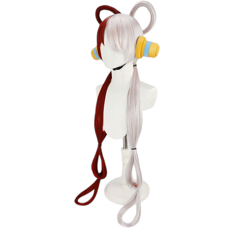 One Piece Uta Cosplay Wig - RED Movie Long Red Wavy Hair for Shanks' Daughter