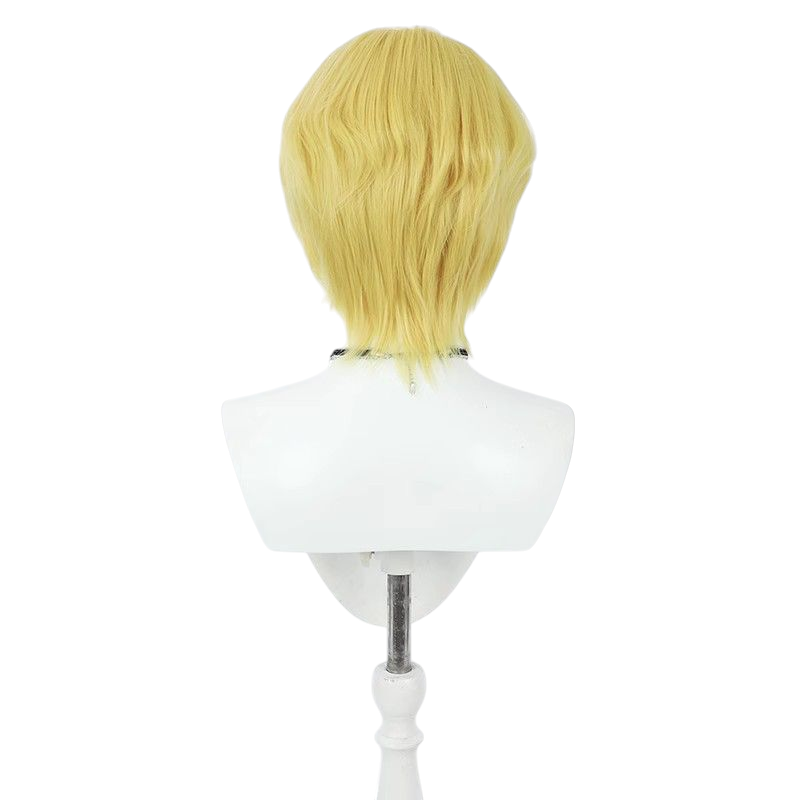 One Piece Sabo Cosplay Wig - Golden Teased Top for Revolutionary Chief of Staff