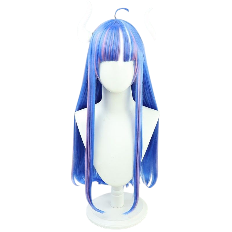 One Piece Ulti Cosplay Wig - Blue-Pink Ombre for Flying Six for Kaido