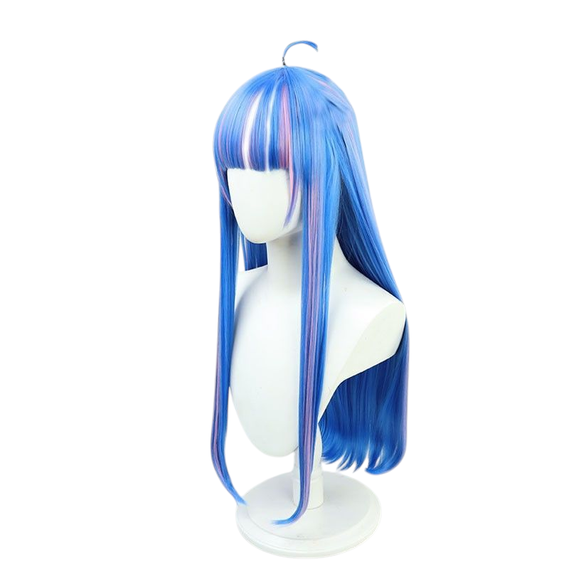 One Piece Ulti Cosplay Wig - Blue-Pink Ombre for Flying Six for Kaido