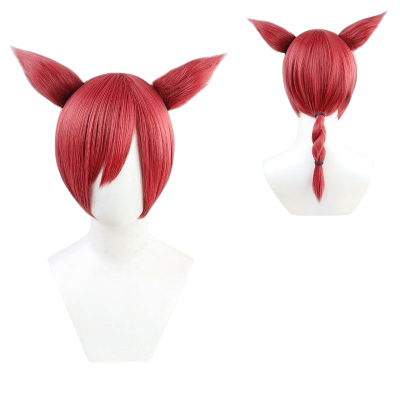 Final Fantasy XIV Crystal King Cosplay Wig - Gradient Ears for Divine Leader
