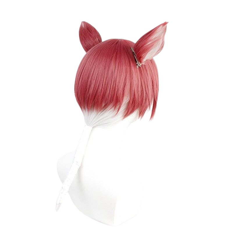 Final Fantasy XIV Crystal King Cosplay Wig - Gradient Ears for Divine Leader