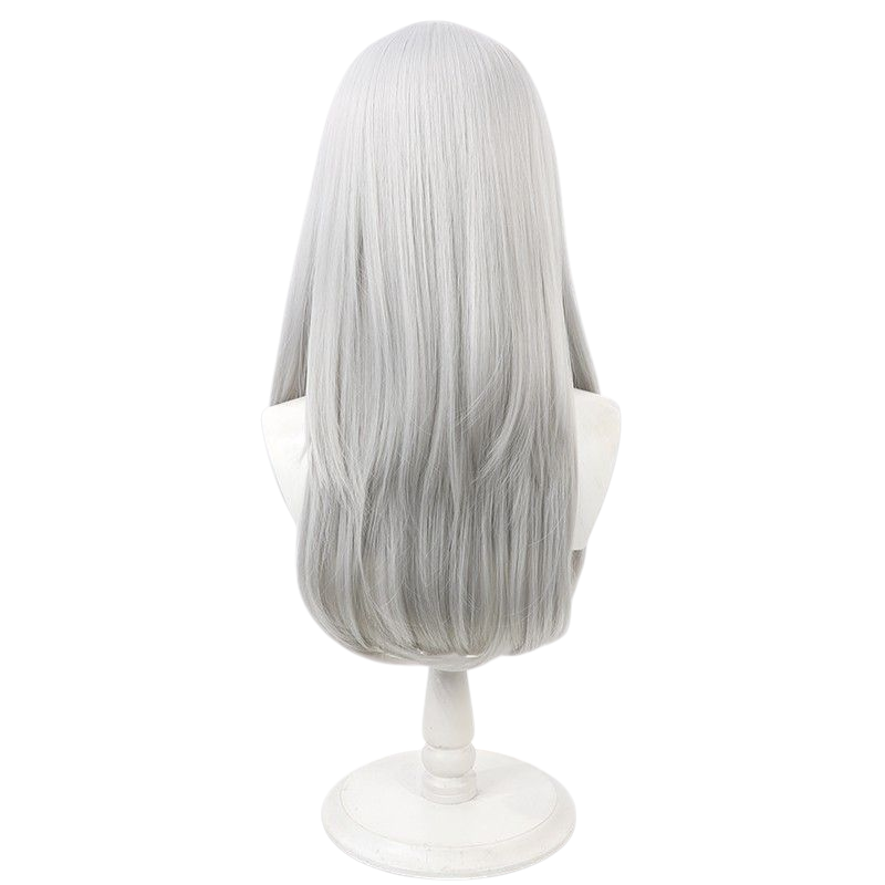 Final Fantasy XIV Estinien Cosplay Wig - Scalp with Silver Hair for Master