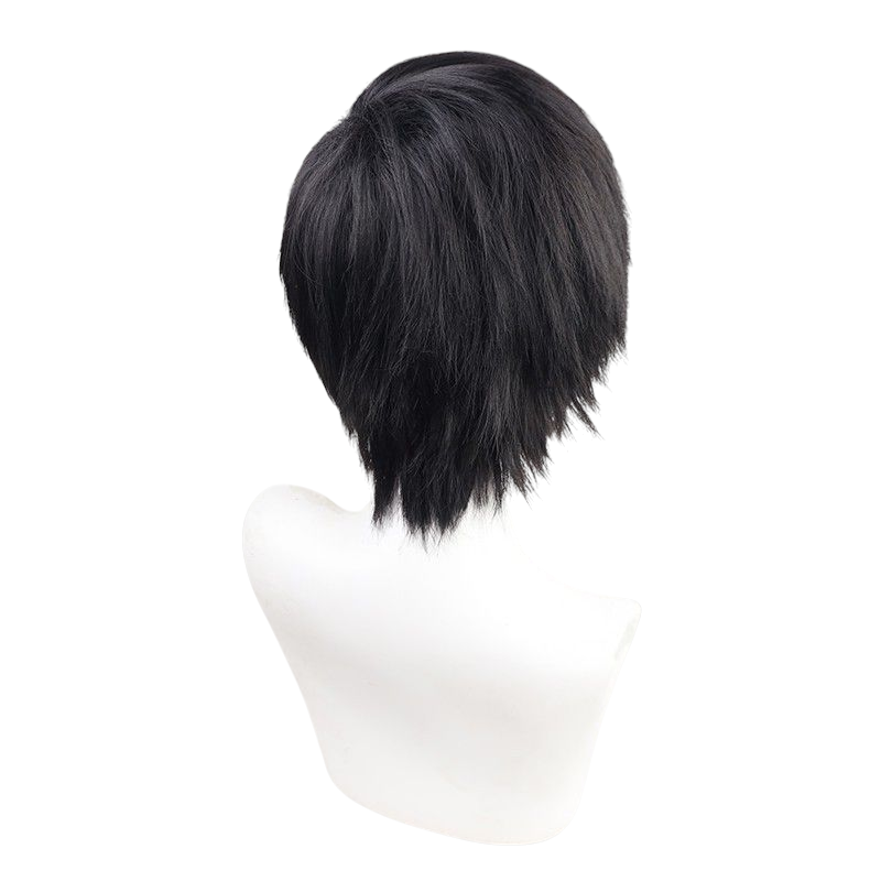 Final Fantasy VII Yuffie Cosplay Wig - Black 3:7 Part for Remake