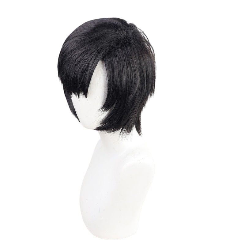 Final Fantasy VII Yuffie Cosplay Wig - Black 3:7 Part for Remake