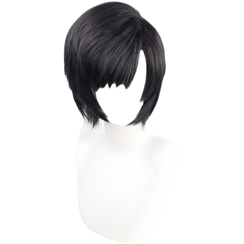 Final Fantasy VII Yuffie Cosplay Wig - Black 3:7 Part for Remake