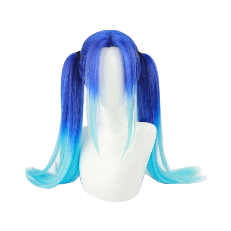 Steel Blue Peace Elite Hard Candy Cosplay Wig - Headband for Polar Bear 303