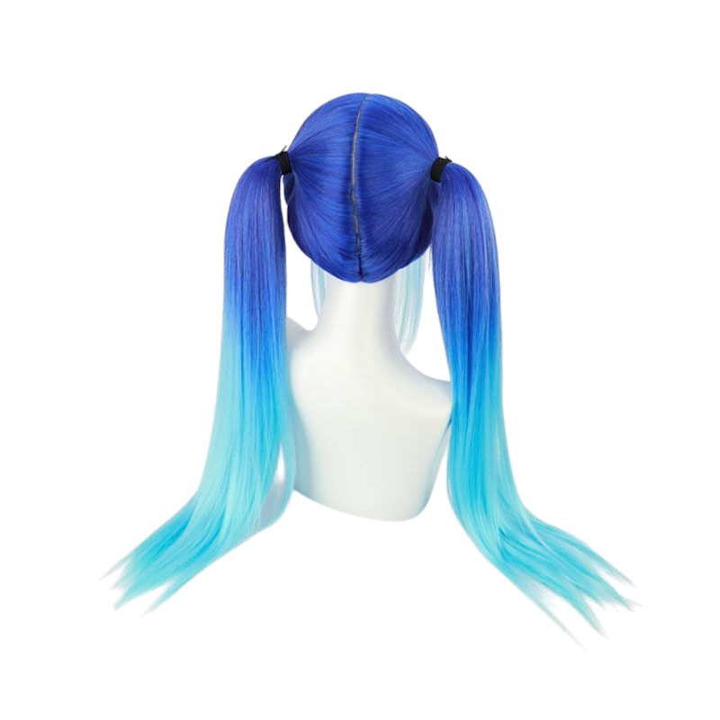 Sky Blue Peace Elite Hard Candy Cosplay Wig - Headband for Polar Bear 303
