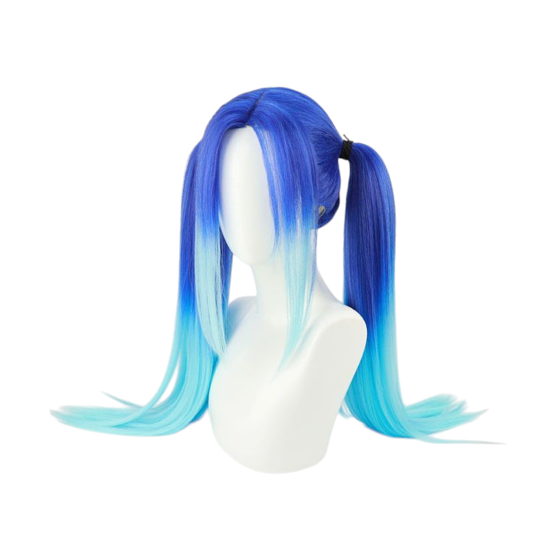 Steel Blue Peace Elite Hard Candy Cosplay Wig - Headband for Polar Bear 303