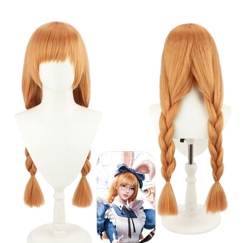 Antique White Peace Elite Cute Bunny Cosplay Wig - With Ears for 'Mystic Rabbit'