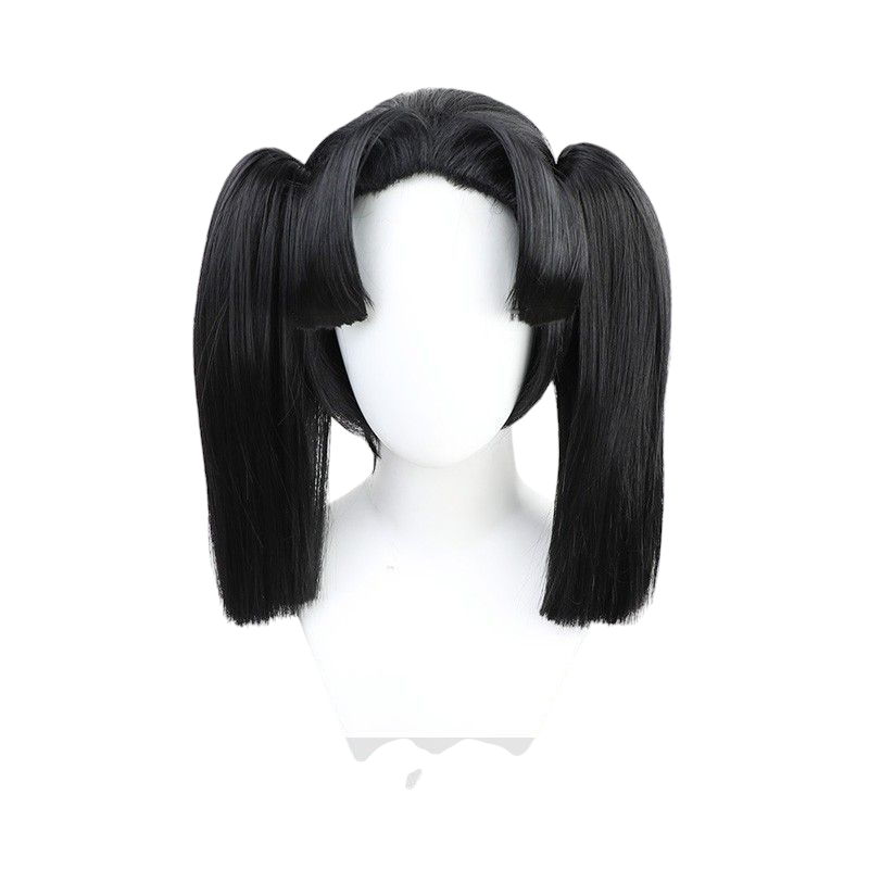 Demon Slayer Kanao Tsuyuri Cosplay Wig - Black Twin Tails for Butterfly House
