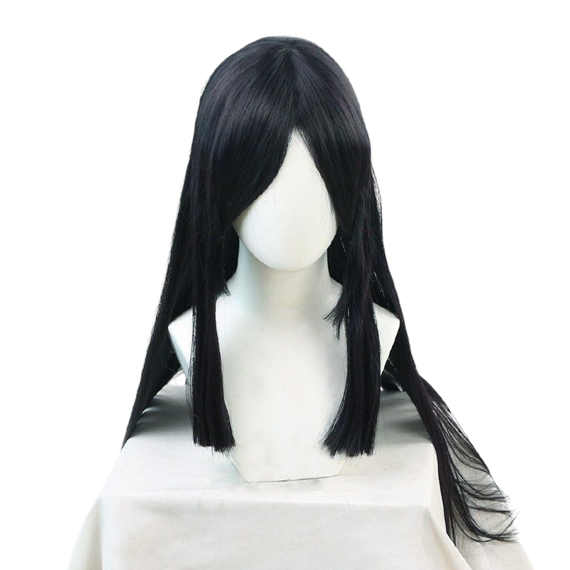 Demon Slayer Muichiro Tokito Cosplay Wig - Black Long Straight for Mist Hashira