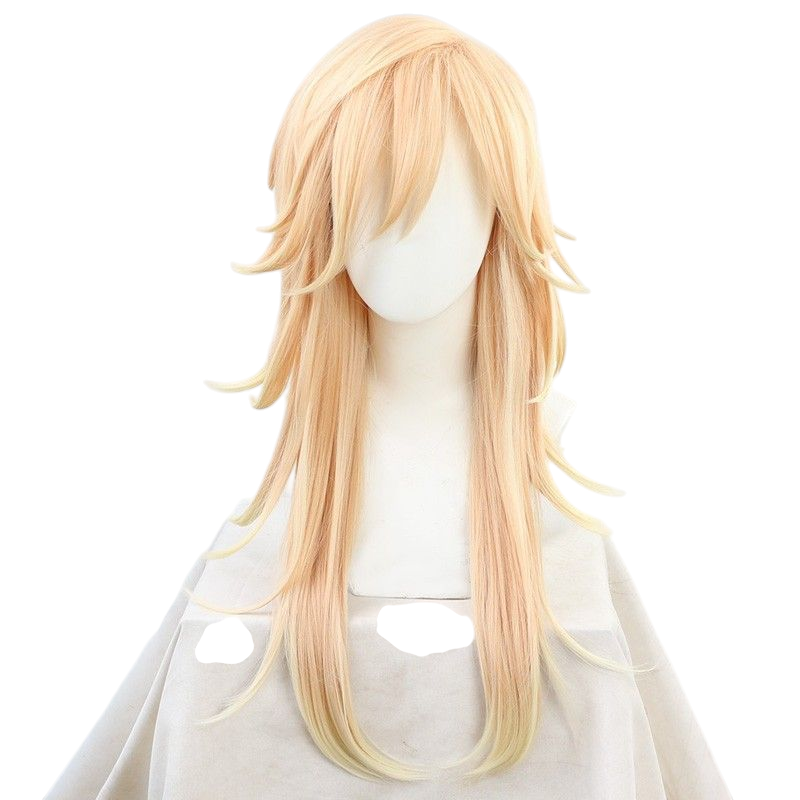 Demon Slayer Chobiro Cosplay Wig - Gradient Layers for Upper Moon Twelve