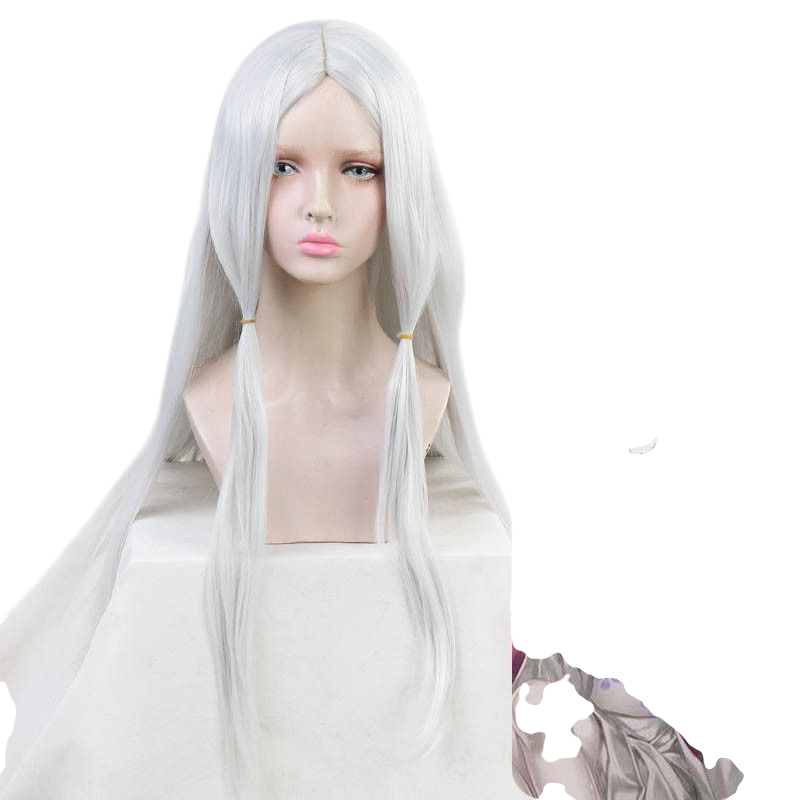Demon Slayer Rui Family Cosplay Wig - Spider Sister Mother Black Long Hair