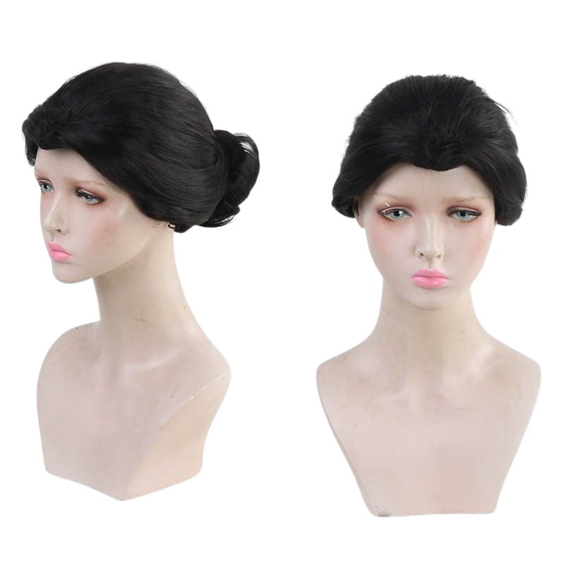 Demon Slayer Shinobu Kocho Cosplay Wig - Black Ponytail with Gradient for Insect Hashira