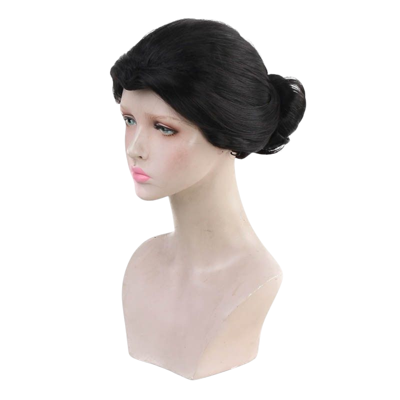 Demon Slayer Shinobu Kocho Cosplay Wig - Black Ponytail with Gradient for Insect Hashira