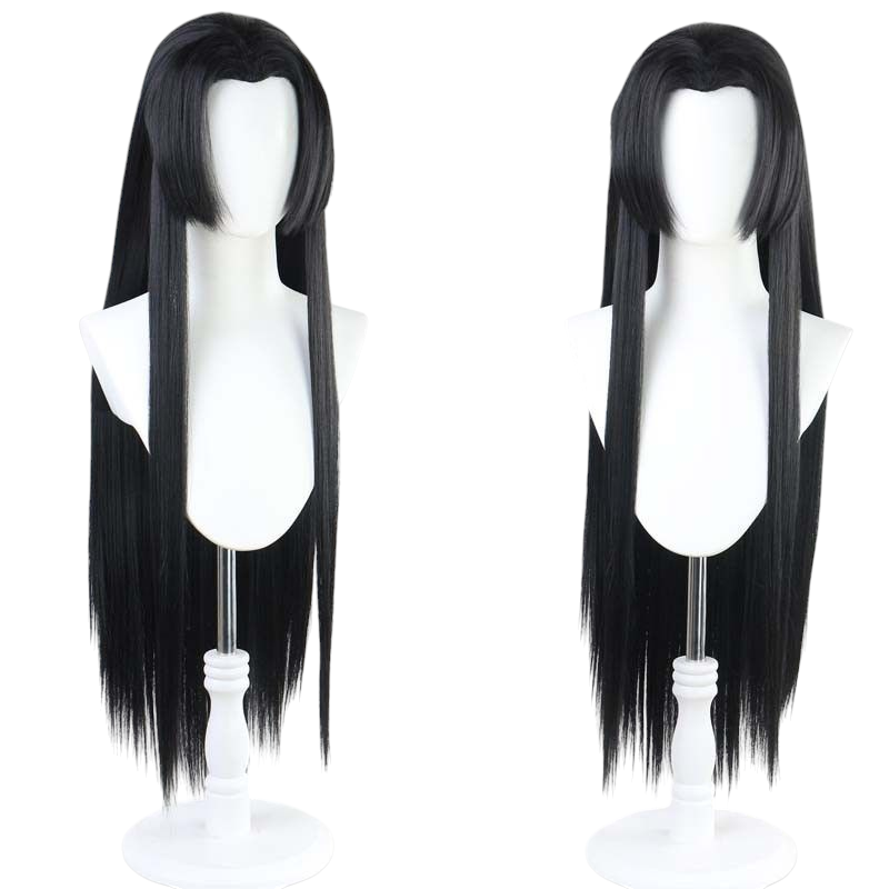 Demon Slayer Female Zenitsu Cosplay Wig - Long Twin Tails for Genderbend