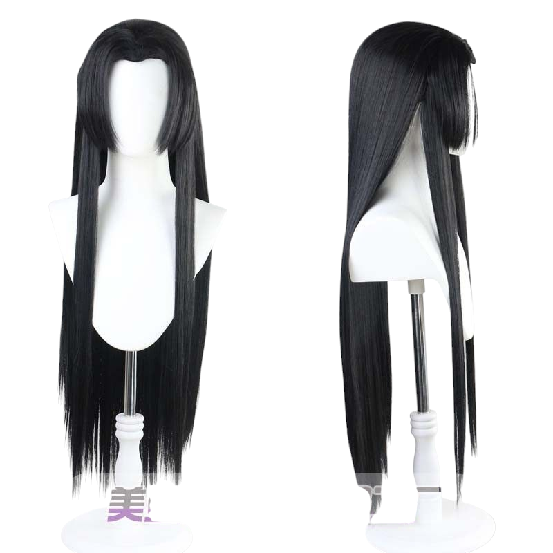Demon Slayer Female Zenitsu Cosplay Wig - Long Twin Tails for Genderbend