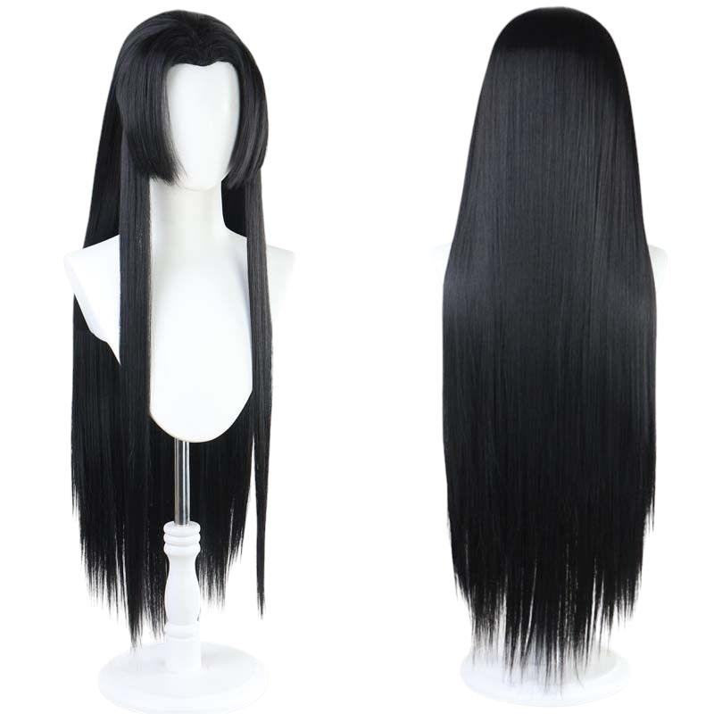 Demon Slayer Female Zenitsu Cosplay Wig - Long Twin Tails for Genderbend