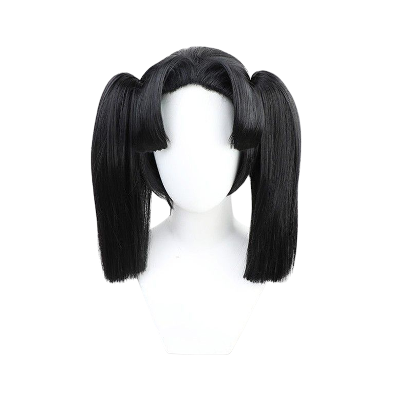 Demon Slayer Kanao Tsuyuri Cosplay Wig - Black Twin Tails for Butterfly House