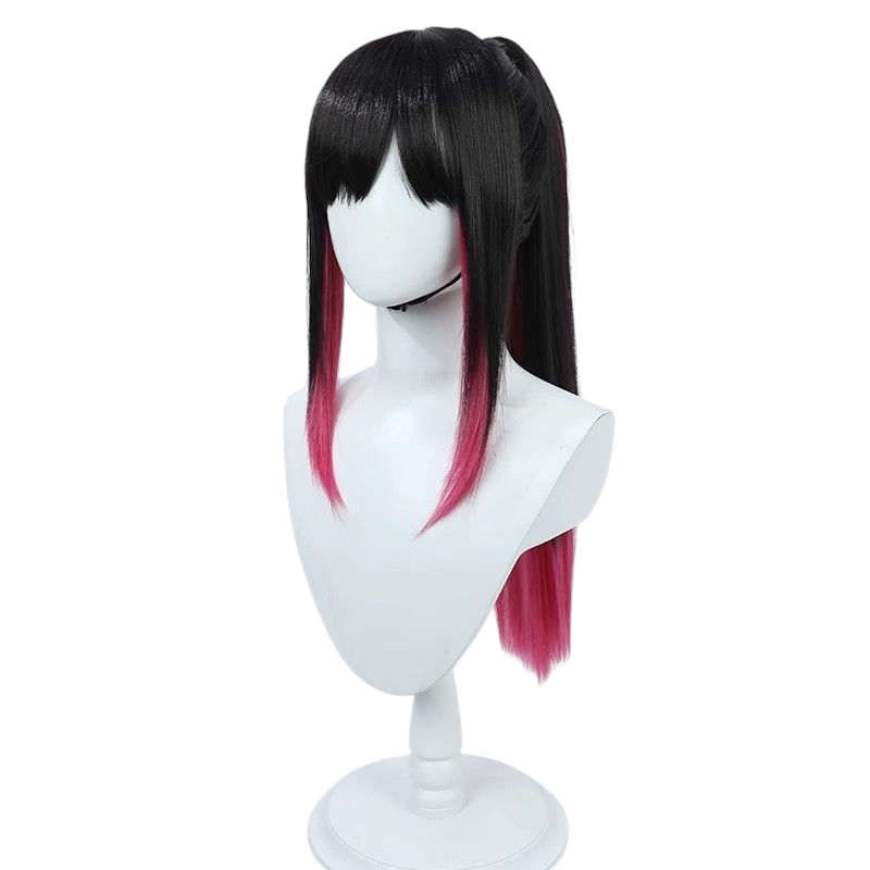 Demon Slayer Kanao Tsuyuri Cosplay Wig - Highlighted Split Ponytail with Scalp