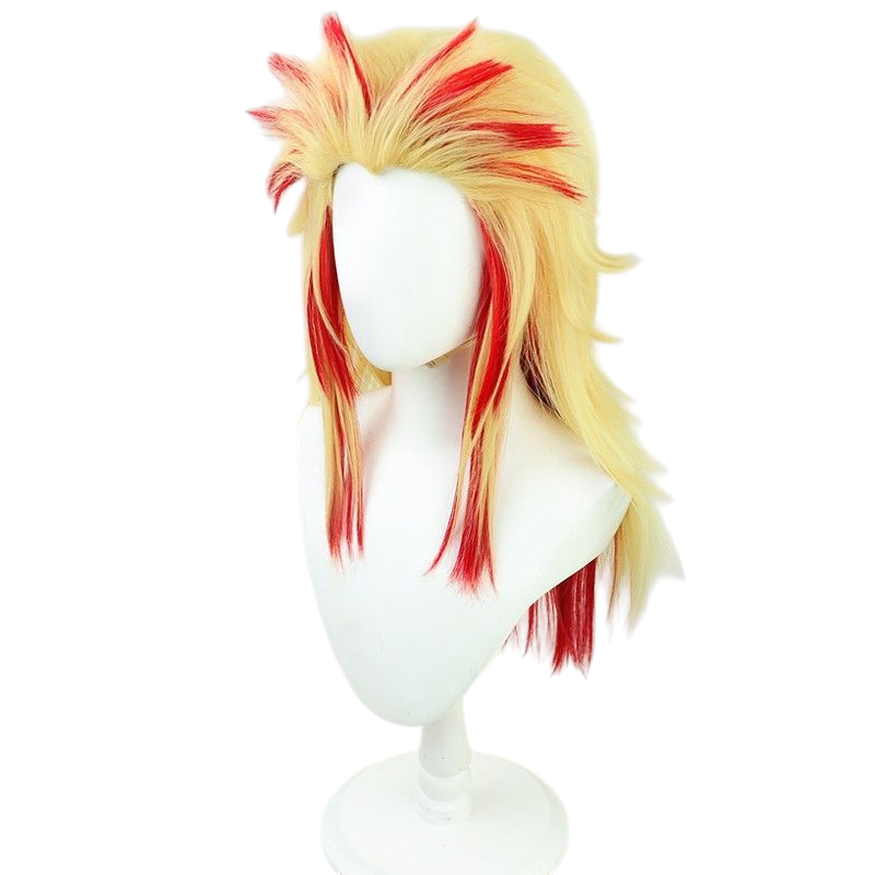 Demon Slayer Kanae Kocho Cosplay Wig - Long Straight Black with Widow's Peak