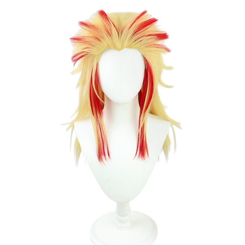 Demon Slayer Kanae Kocho Cosplay Wig - Long Straight Black with Widow's Peak