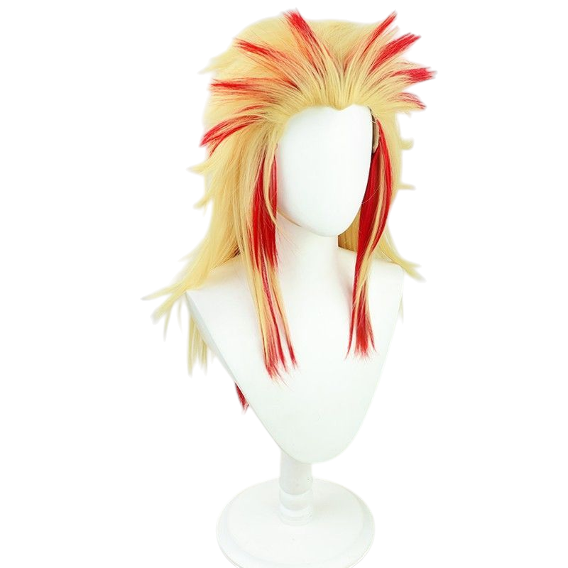 Demon Slayer Kanae Kocho Cosplay Wig - Long Straight Black with Widow's Peak