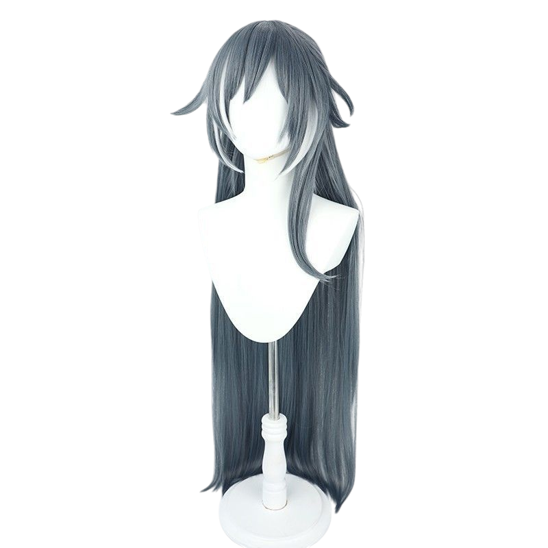 Honkai Impact 3rd Hua Cosplay Wig - White Highlighted Long Hair with Scalp