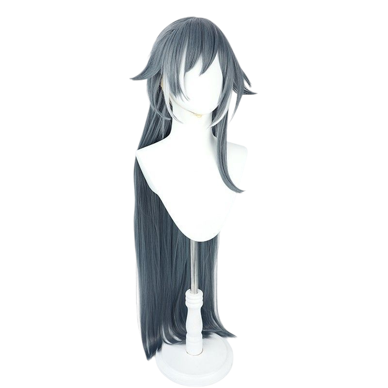 Honkai Impact 3rd Hua Cosplay Wig - White Highlighted Long Hair with Scalp