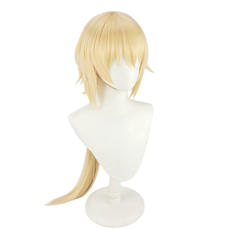 Honkai Impact 3rd Otto Apollyon Cosplay Wig - Yellow Long Drag Tail for Feathers