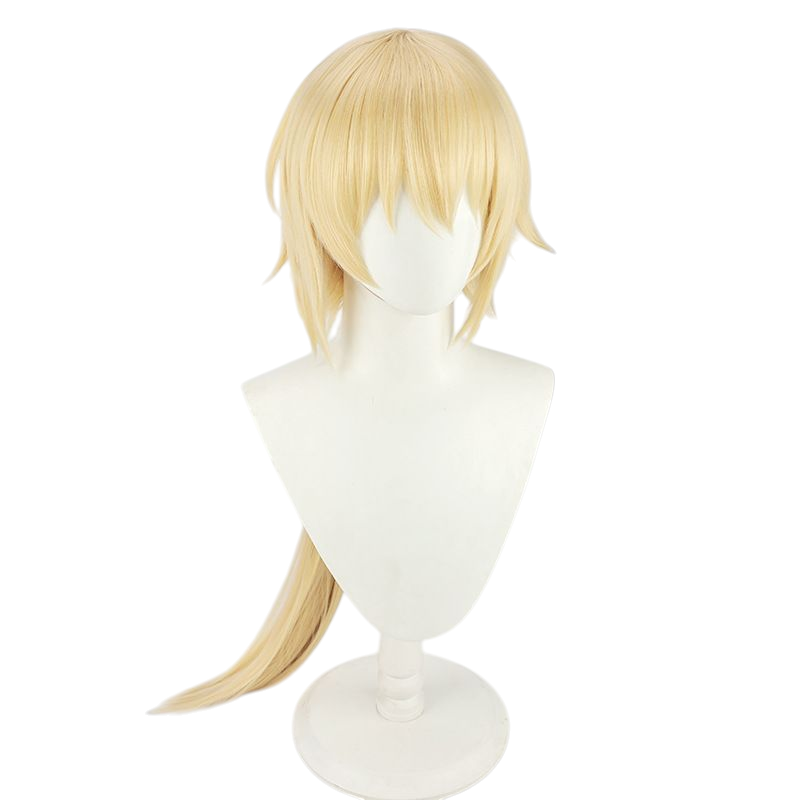 Honkai Impact 3rd Otto Apollyon Cosplay Wig - Yellow Long Drag Tail for Feathers